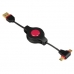 HAMA 2in1 Mini/Micro USB 2.0 Cable gold