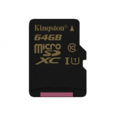 KINGSTON 64GB microSDXC CL10 UHS-I 90R/4