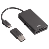 HAMA USB 2.0 OTG Hub/Card Reader