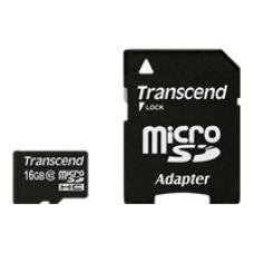 TRANSCEND 16GB micro SDHC Card Class 10