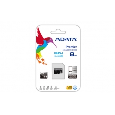 ADATA 8GB MicroSDHC UHS-I Class10 +ad